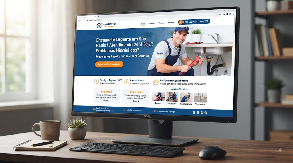 landing page para negócios locais